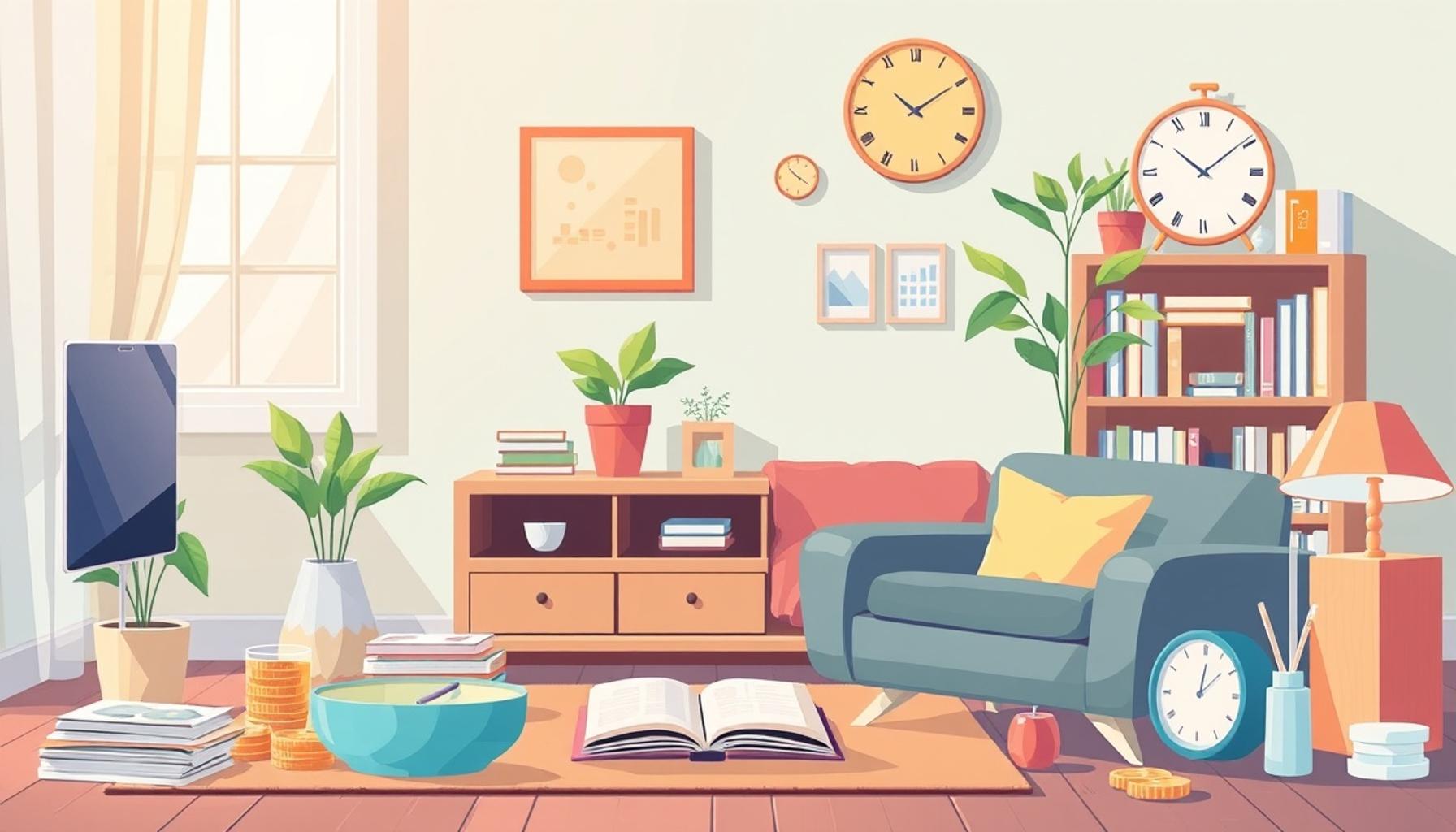 The Impact of Minimalist Living on Stress Reduction and Time Efficiency