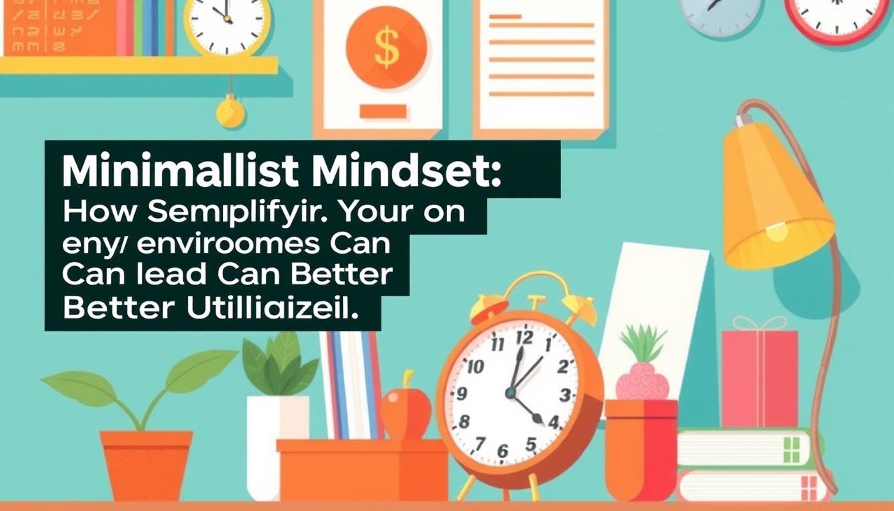 Minimalist Mindset: How Simplifying Your Environment Can Lead to Better Time Management
