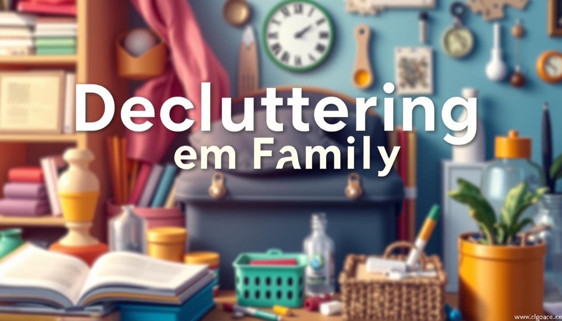 Decluttering in the Family: How to Involve Everyone in Organization