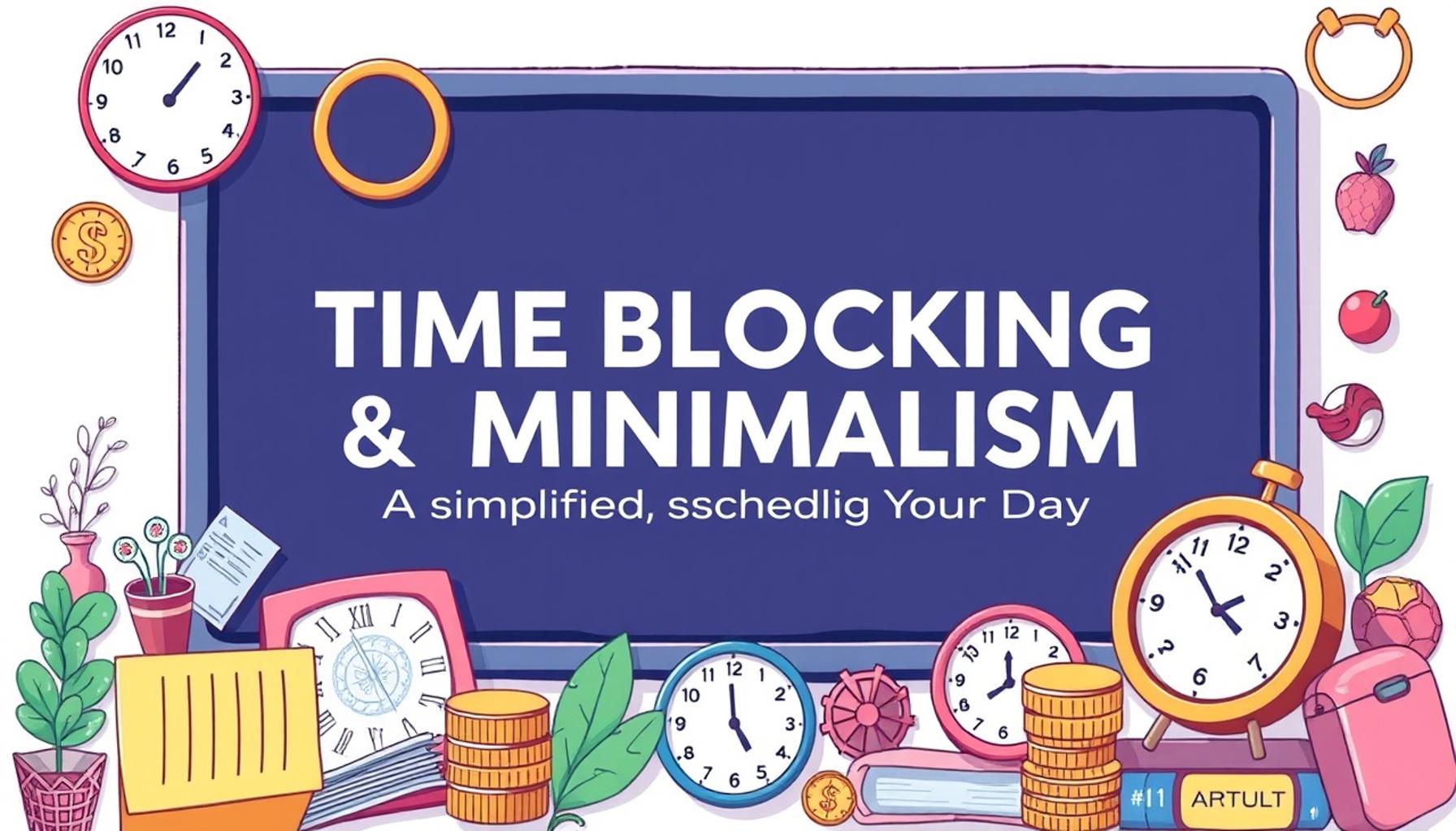Time Blocking and Minimalism: A Simplified Approach to Scheduling Your Day